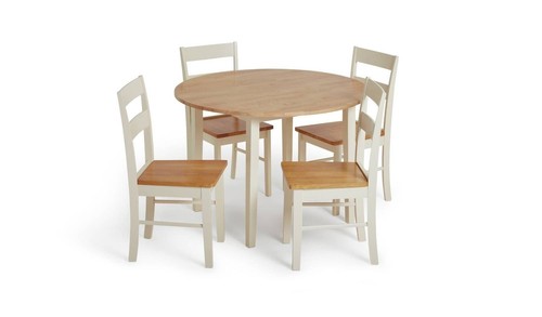 Chicago round cream oak - round,