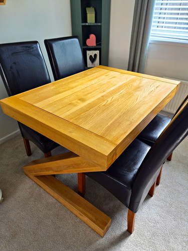 Solid oak dining - dining, and