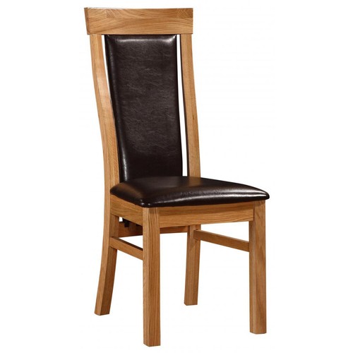 Solid oak chairs - oak, dining