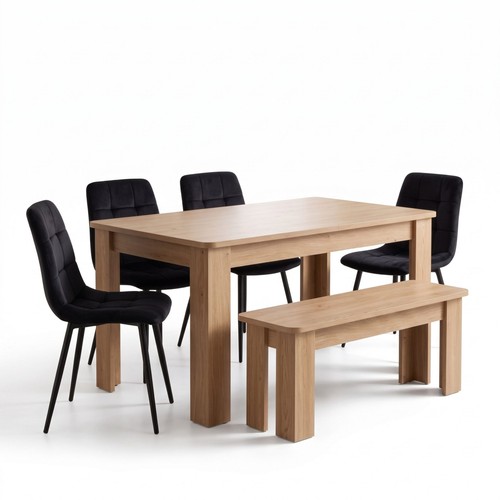 Seater dining set - with, oak