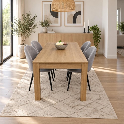 Light oak effect - effect, table
