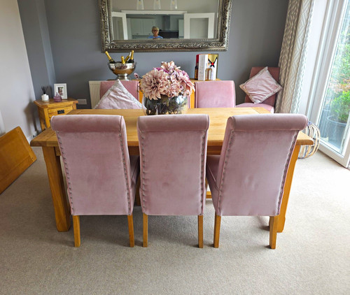 Oak rectangular wooden dining - wooden,