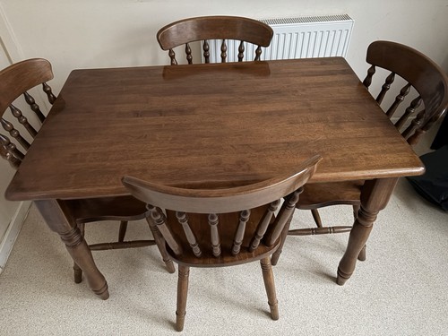 Solid wood dining table and - dining,