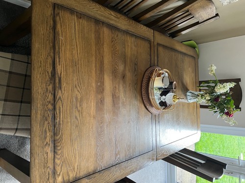 Solid oak extendable - oak, dining