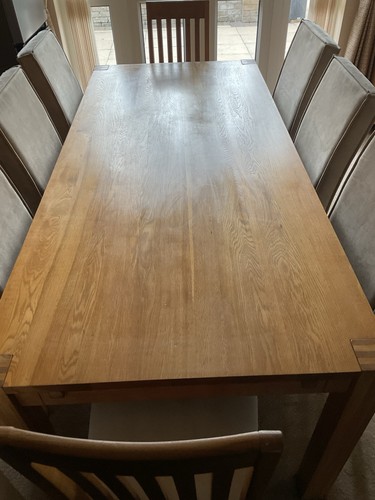 Solid oak seater dining - solid,