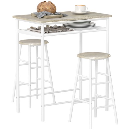 Homcom piece dining set with - homcom,
