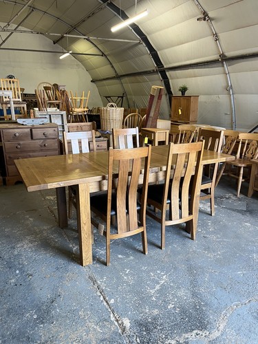 Solid oak extending dining - solid,