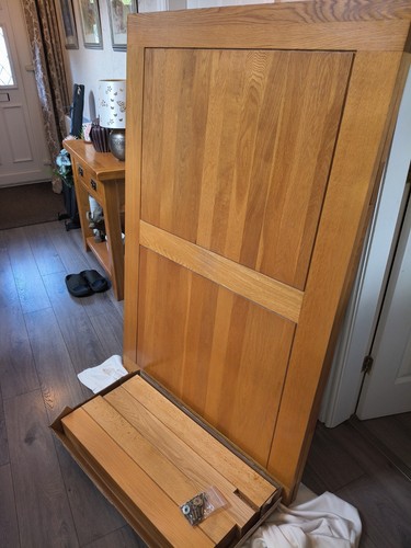 Oak dining table with - table,