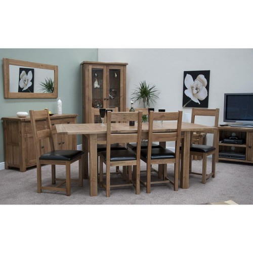 Solid oak extending dining - solid,
