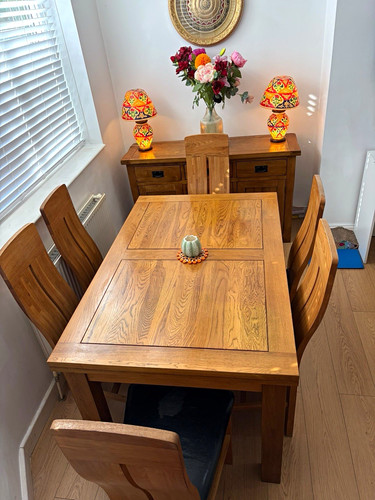 Extending oak furniture - , table