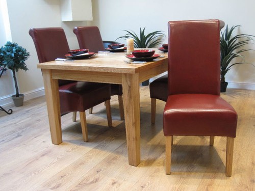 Solid oak extending dining - oak,