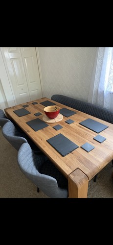 Solid oak rectangular - solid,