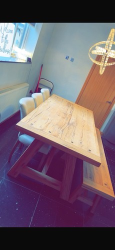 Rectangular medium solid oak - medium,