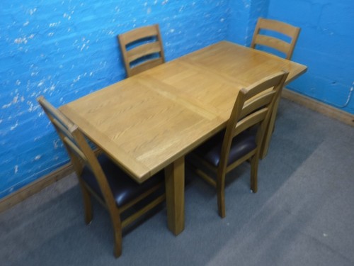 Solid chunky oak extendable - oak,