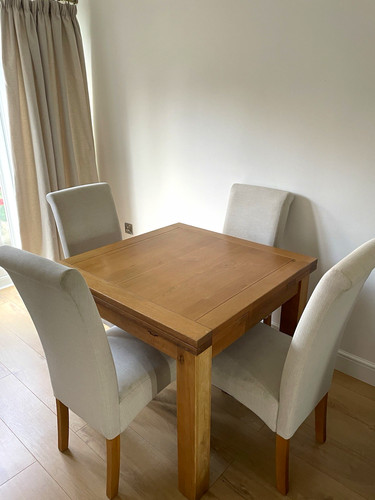 Solid oak extending - solid, dining