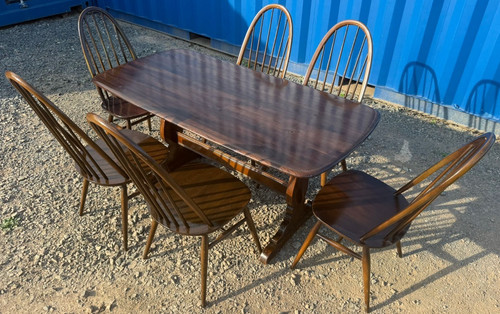 Vintage ercol dining table - ercol, &