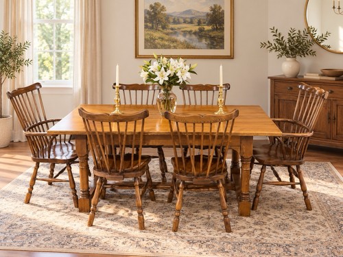 Vintage solid handmade oak - vintage,