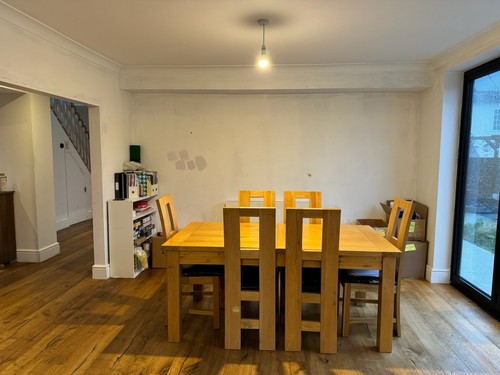 Solid oak extendable dining - solid,