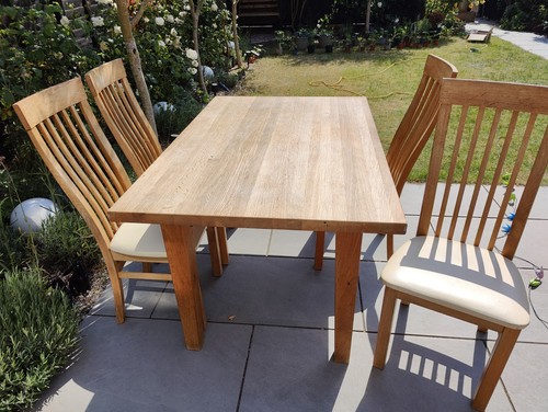 Solid premium oak dining - dining, table