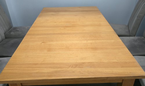 Solid oak dining - dining, table