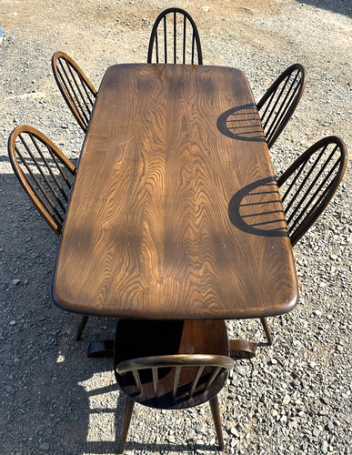 Vintage ercol dining table - vintage, &