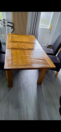Extending solid oak dining - extending,